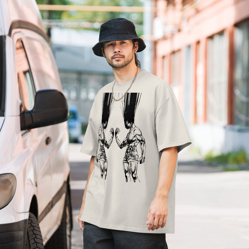 Rage Oversized faded t-shirt