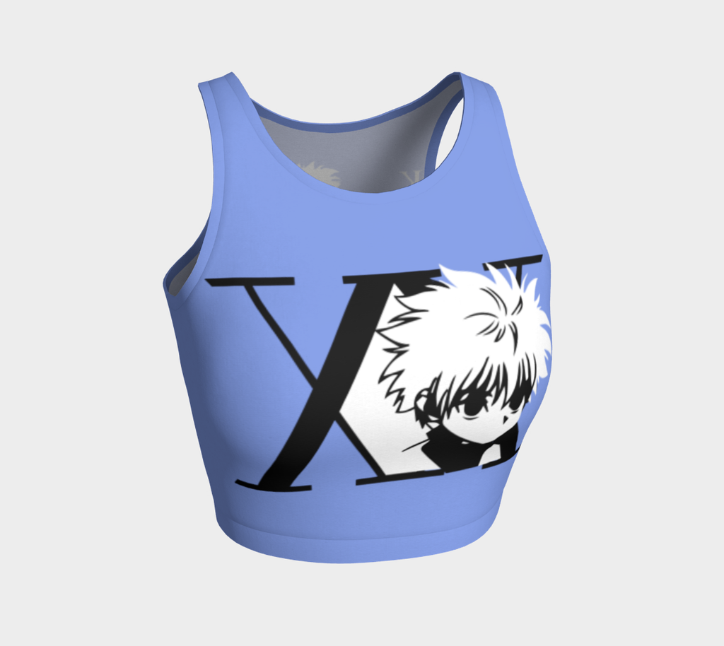 Hunter X Hunter Chibi Characters Women's White Crop-L